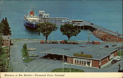 Bluenose at Bar Harbor - Yarmouth Ferry Terminal Maine Postcard Postcard