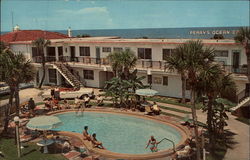 Perry's Ocean Edge Beach Motel Postcard