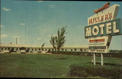 Miller's Motel Mitchell, SD Postcard Postcard