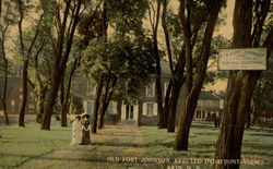 Old Fort Johnson, Akin, Erected 1742 (front view) Postcard