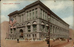 Public Library Postcard