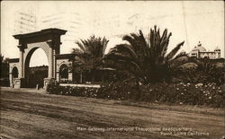 Main Gateway to International Theosophical Headquarters Point Loma, CA Postcard Postcard