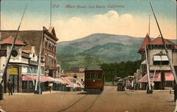 Main Street Los Gatos, CA Postcard Postcard