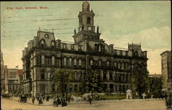 The City Hall in Detroit Postcard