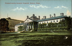 Massachusetts General Hospital Boston, MA Postcard Postcard