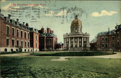 City Hospital Boston, MA Postcard Postcard