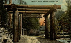 Gateway, Mount Rainier National Park Postcard