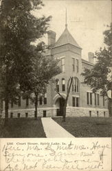 Court House Spirit Lake, IA Postcard Postcard