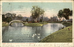 The Lake in Metairie Cemetery Postcard