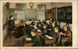 Chinese Primary Public School Postcard