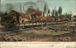 Diamond Match Co.'s Logging Train Chico, CA Postcard Postcard