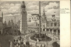 Luna Park Postcard