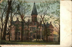 Main Building, Drake University Postcard