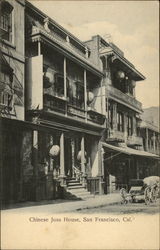 Chinese Joss House San Francisco, CA Postcard Postcard