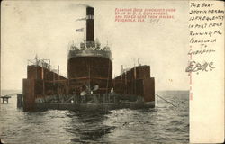 Floating Dock Purchased from Spain by US Government Postcard