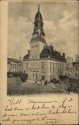 City Hall Fall River, MA Postcard Postcard