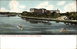 Royal Palm Hotel and Brickell's Point, Florida Postcard