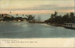 Mouth of the Miami River Postcard