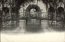 Courtyard of Alcazar Hotel Postcard