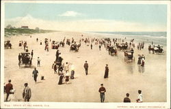 Beach at Sea Breeze Seabreeze, FL Postcard Postcard