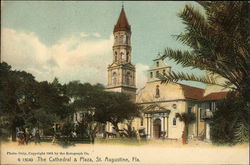 The Cathedral and Plaza Postcard