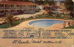 El Rancho Motel Postcard