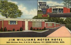 Jim Williams Motor Hotel Postcard