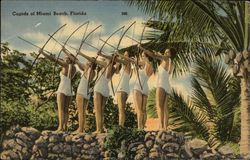 Cupids on the beach Miami Beach, FL Postcard Postcard Postcard