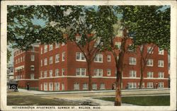 Hetherington Apartments, Summer Street Postcard