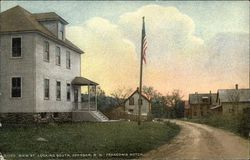 Main Street Looking South, Johnson Postcard