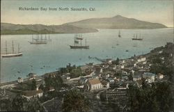 Richardson Bay from North Sausalito California Postcard Postcard Postcard