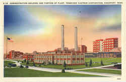 Administration Building & Plant Eastman Corporation Postcard