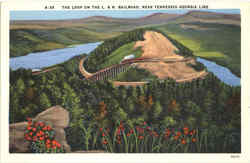 The Loop on The L. & N. Railroad Railroad (Scenic) Postcard Postcard