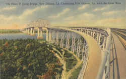 The Huey P. Long Bridge Postcard