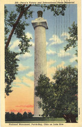 Perry's Victory and International Peace Memorial Put-In-Bay, OH Postcard Postcard