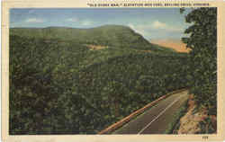 Old Stony Man Skyline Drive, VA Postcard Postcard