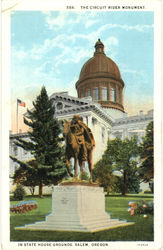 The Circuit Ridge Monument, In State House Grounds Salem, OR Postcard Postcard