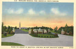 Woodlawn Memorial Park Postcard