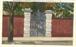 Gateway to Simonton House Postcard