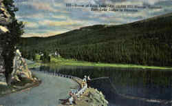 Scene at Echo Lake Postcard