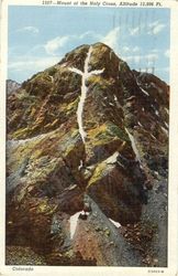 Mount of the Holly Cross Colorado Postcard Postcard