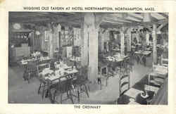 Wiggins Old Tavern At Hotel Northampton Postcard