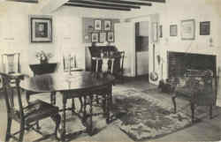 The Parlor, Longfellow's Wayside Inn Postcard