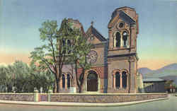 The Cathedral of St. Francis Santa Fe, NM Postcard Postcard