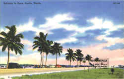 Entrance to Punta Gorda Postcard