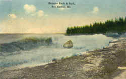 Balance Rock & Surf Postcard