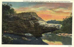 Steamboat Rock on Picturesque Laurel River Scenic, KY Postcard Postcard