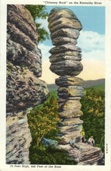 Chimney Rock on the Kentucky River Scenic, KY Postcard Postcard