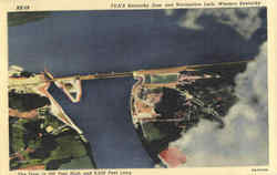 TVA's Kentucky Dam and Navigation Lock Postcard