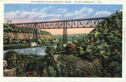 High Bridge Over Kentucky River Postcard